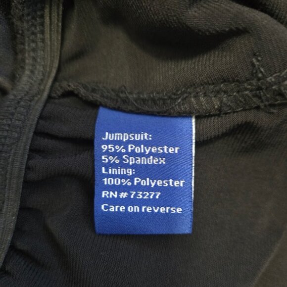 Apt. 9 black jumpsuit with sheer sleeves, elastic waist and pockets Size… - Picture 7 of 7